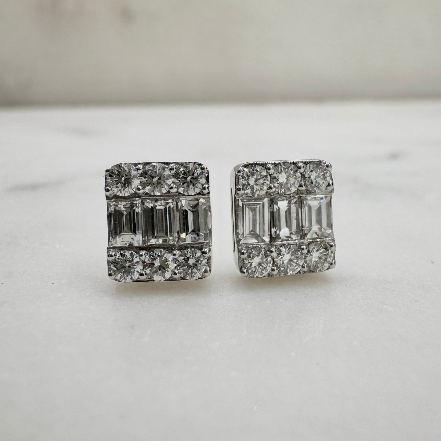 Baguette Studs